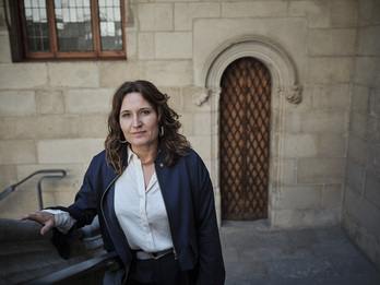 Laura Vilagrà, en el Palau de la Generalitat.