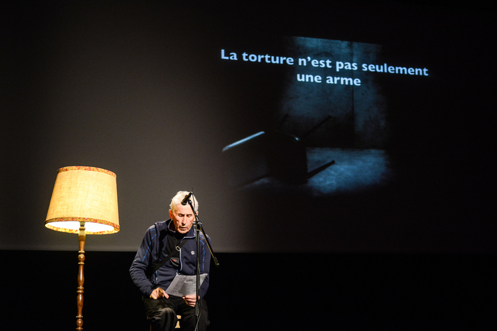 Jokin Aralde, preso ohiak torturak jasan ditu atxilotua izan zenean 2002an (© Isabelle Miquelestorena)