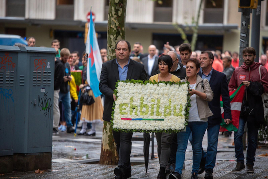 Delegación de EH Bildu en Barcelona con motivo de la Diada. (@ehbildu)