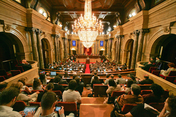 Kataluniako parlamentua.