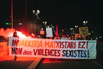 Biarritzen hilketa sexista © Bob EDME